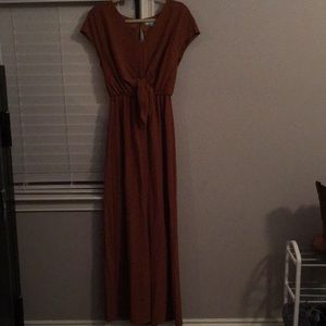 Burnt Orange Jumpsuit